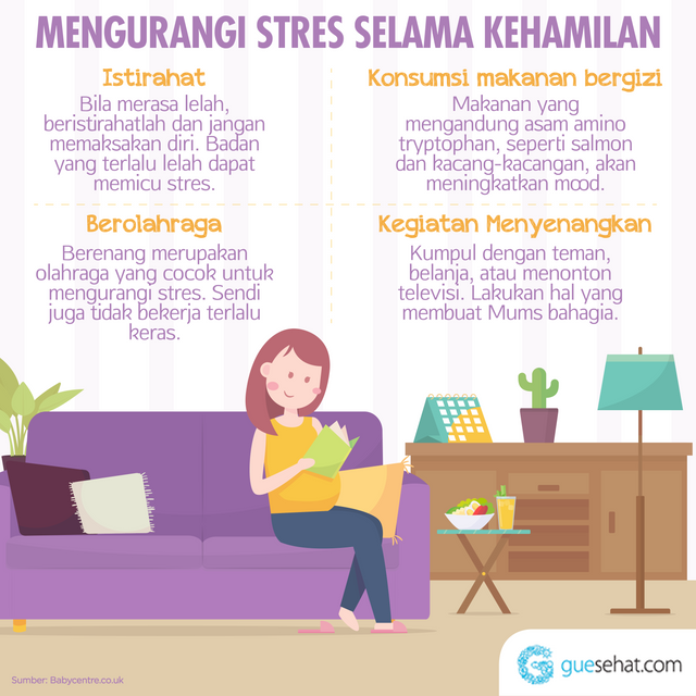 Намаляване на стреса по време на бременност -GueSehat.com