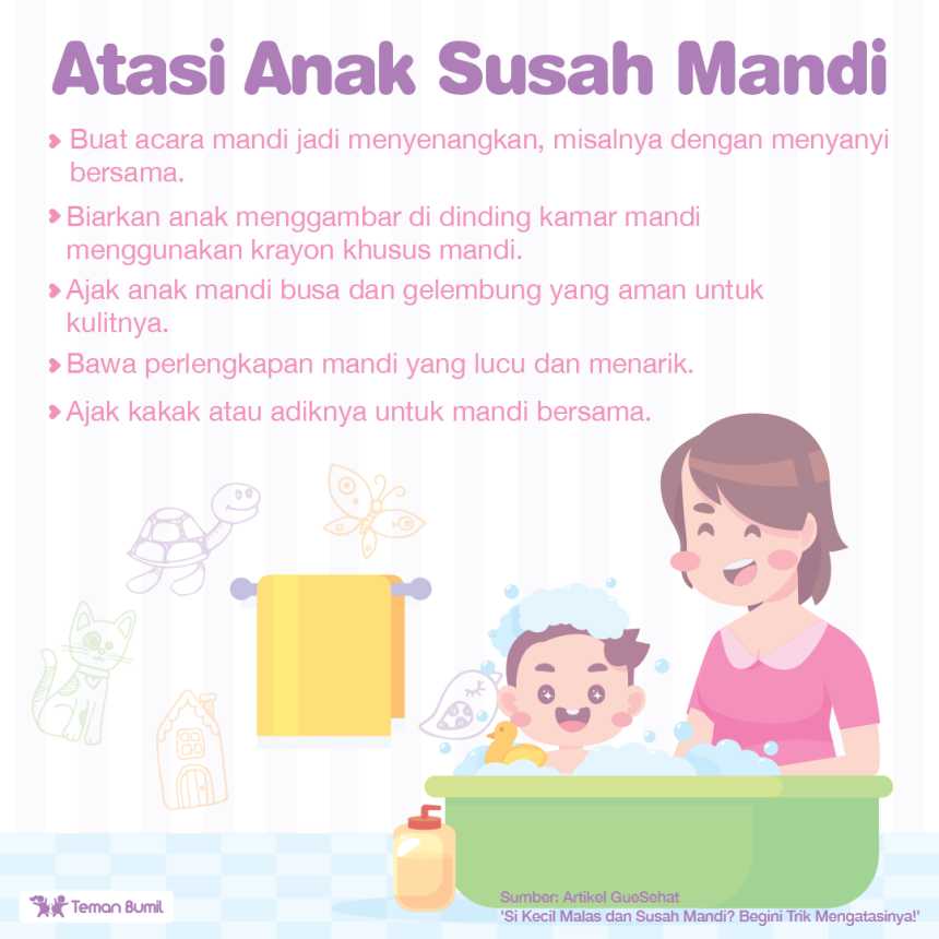 Trik Mengatasi Kesukaran Mandi Anak - GueSehat.com